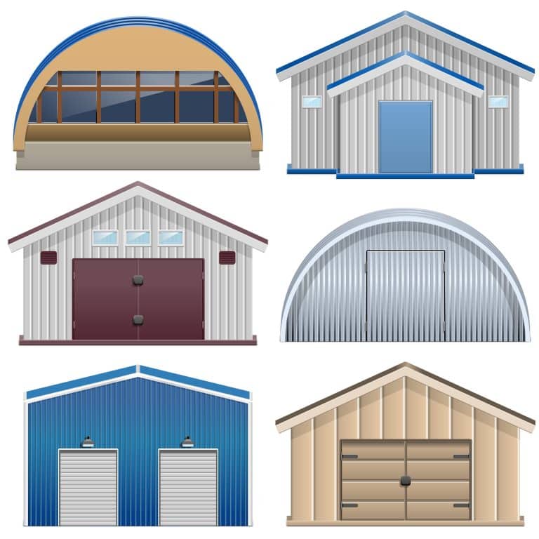 different types of garage door styles