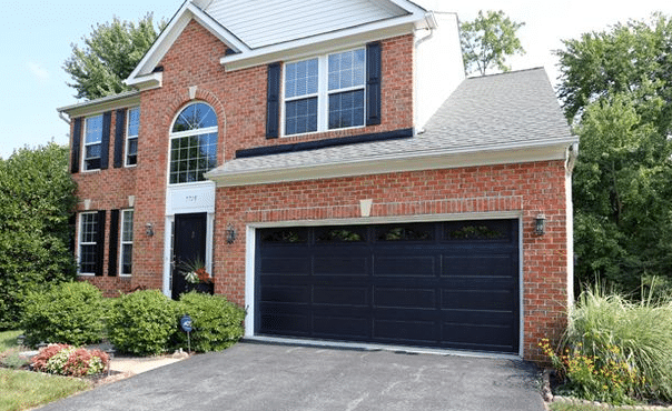 Black Garage Door