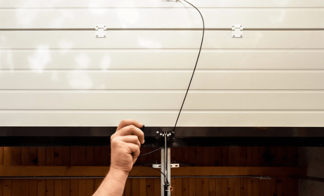 Removing Garage Door Cable