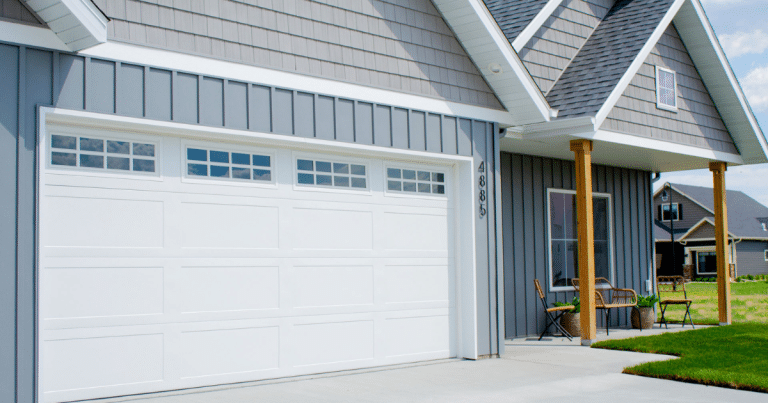 garage door recessed panel
