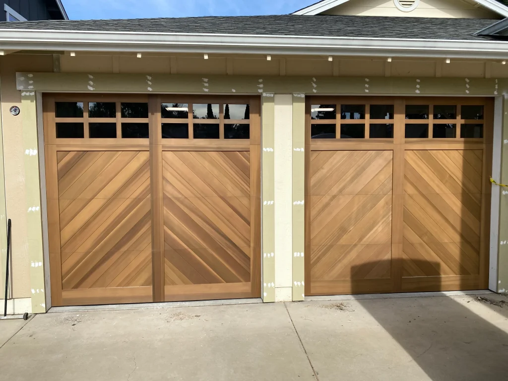 the visual transformation at stake when weighing garage door repair vs. replace