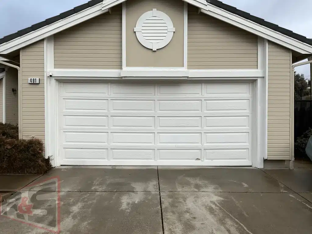 White Garage Door