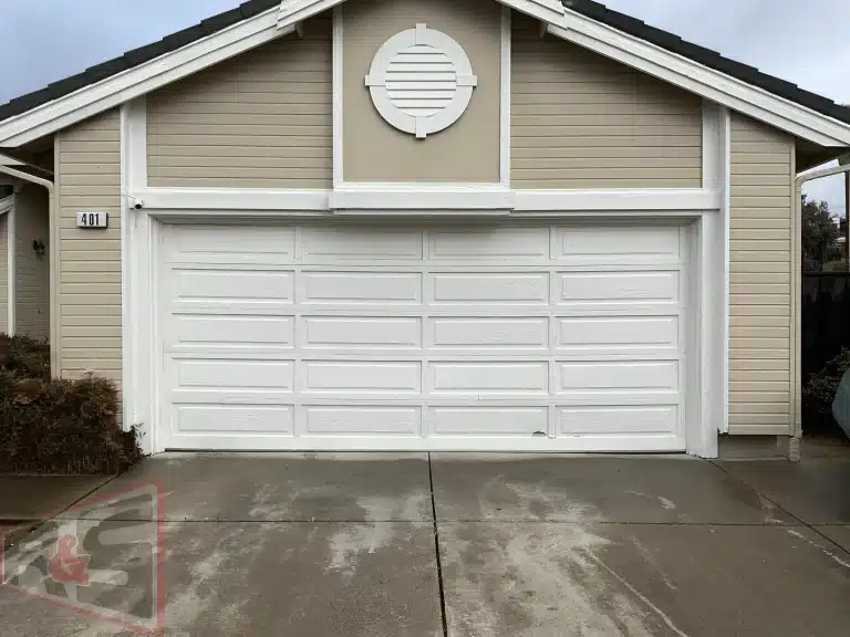 White Garage Door