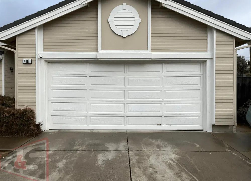 White Garage Door